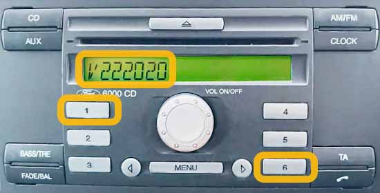 Ford Transit 6000CD Radio