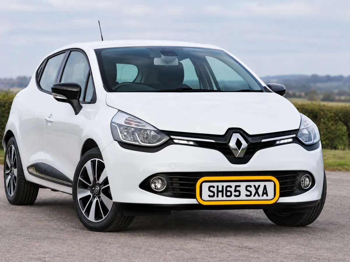 Renault Clio registration plate SH65 SXA